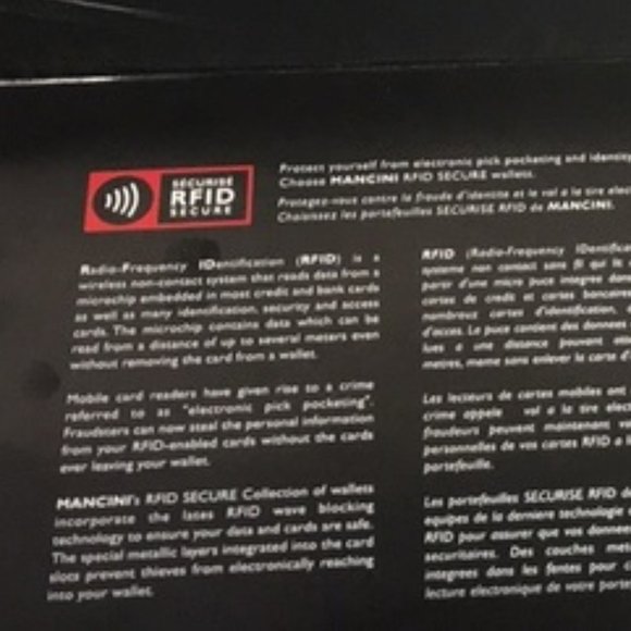 Mancini Ladies' RFID Secure Double Zipper Wallet - Picture 7 of 7